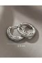 Aurivelle Inlaid Zircon Stone Hoop Xuping Earrings - 4