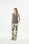 Women's Wide-Strap Pants Suit
