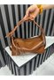 New Style Model Belt Detailed Medium Size Hand and Shoulder Bag Width 30 cm Length 17 cm - 4