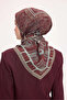 Four Seasons Ancient Motif Viscose Velora Scarf 6419-07 - 3