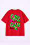 Unisex Oversize T-Shirt 100% Cotton Printed T-Shirt Comfortable Fit Daily Stylish Combination