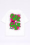 Unisex Oversize T-Shirt 100% Cotton Printed T-Shirt Comfortable Fit Daily Stylish Combination