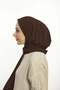 Ready-To-Wear Practical Snap-On Shawl Sandy - Snap-On Hijab Women's Shawl Brown - 3