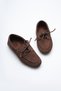 Brown Women's Daily Loafer Flat Shoes with Laces, Lightweight, Comfortable, Stylish Shoes - 5