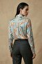 قميص MY FASHION بأكمام طويلة وطبعة زهور وأزرار - 3