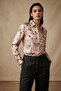 قميص MY FASHION بأكمام طويلة وطبعة زهور وأزرار