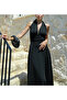 Halter Neck Slit Dress - 3
