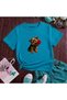 Rose Holding Doge Printed 100% Cotton Crew Neck Kids Unisex T-Shirt 5 6 -7 8-9 10 -11 12 Years Old