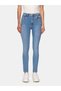 Jonna 100 Slim Leg High Waist Mid Indigo Jean Pants - 2