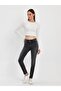 Jonna 100 Slim Leg High Waist Mid Indigo Jean Pants