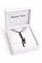 Black Rifle Figured Metal Necklace 60 cm Silver Color Chain Unisex - 5