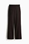 Bootcut twill trousers - 6