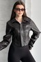 Zr Motorcu Brown Women's Leather Jacket - 3