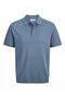 Men's Blue Jjwill Knit Polo Ss Polo T-Shirt 12288552-Bluemirag - 5