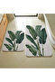 Tropical Leaves 2-Piece Mat Set M98