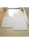 Black Polka Dot 2-Piece Mat Set M101