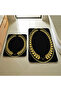 Gold Başak Pattern 2-Piece Mat Set M112