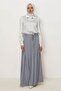 Belted Bell-Sleeved Skirt 60760 - 4