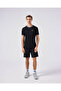شورت رجالي قطني ممشط باللون الأسود 6Sm4014 - 5