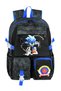 Korean Kawai Black Sonic Themed Boys' Primary School Bag Thermal Lunch Bag and Pencil Case 3-Piece Set - 4