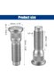 Gen-Uine Lug Nut OEM 68296586AA - Compatible for Chrysler Dodge Jeep Ram - Wheel Lug Stud - 2