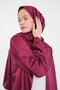 Fuchsia Women's Aysaha Abaya Ferace & Shawl - Length 145 cm - 2