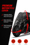 Motorcycle Cover Mondi̇al Dri̇ft-L Waterproof Uv Protection Thick Fabric Motor Cover Black - 4