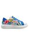 Women's vegan leather white sneakers - azur design - 4