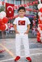 Boy's White Suit Printed T-Shirt and Trousers 5-13 Years Old School Holiday Event