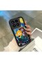 Mi 15 5g Compatible Shockproof Camera Protected Black Silicone Stylish Print Case