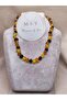 Damla Amber Baby Teeth Necklace, Multi Color, Baltic Lithuania, Certified, Gift Necklace for Babies - 3