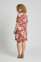 Floral Patterned Short Sleeve Dress - 5