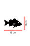 Fish Silhouette Car Window Sticker - Fisherman Sticker - Auto Sticker 15X8Cm - 3
