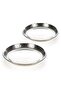 Stainless Steel Designer Serving Tray, 24 + 26 cm - 5