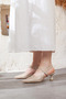 Women's Belt Detailed Low Heel Shoes - 2