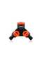 Double Tap Connector, Black/Orange - 6