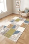 Machine Washable Non-Slip Base Stain-Resistant Digital Living Room Carpet Kitchen Carpet Rug and Runner