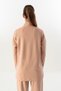 Comfort Women's High Neck Pink Tracksuit Top - 4