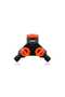 Double Tap Connector, Black/Orange