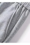 Shorts - Men's Gray Oversize Relaxed Fit High Waist Lace-Up Casual Shorts - 4