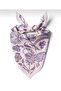 55X55 Purple Flower Bandana / Scarf