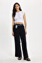 Women's Slim Fit 100% Cotton Pleated Soft Texture White Crew Neck Crop Blouse - 2