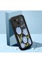 Tecno Spark 40C Compatible Shockproof Camera Protected Black Silicone Stylish Print Case - 2