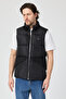 Men's Black Waterproof Inflatable Vest with Closed Front Pocket Detail - 3