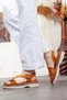 Women's Genuine Leather Daily Sandals - 2