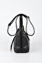 Women's Black Color Hand and Shoulder Bag with Adjustable Strap for Daily Use Stylish Hand and Shoulder Bag - 3