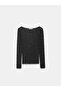 32763 Boat Neck Lace Top-Black - 5