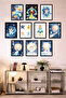 10-Piece Frame-Looking Space, Astronaut, Planet, Baby, Children's Room Painting Set 15X20 cm Mdf Uv Printing - 4