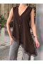 Asymmetrical Lace Detail Vest - 7
