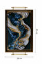 Marble Patterned 40X28Cm Luxury Presentation and Serving Tray with Metal Handles - 2